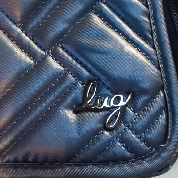 Lug, Flapper SE, Metallic Blue Convertible Crossbody Bag. - Picture 12 of 15